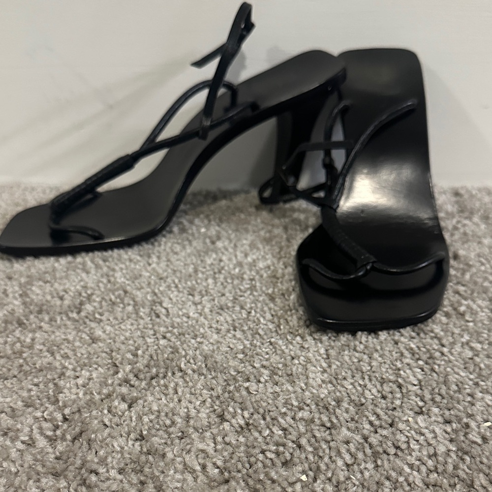Joey O Wooden Heels Size 8